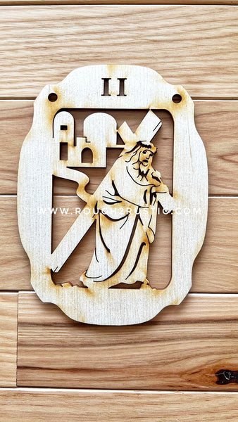 Imperfect Garland-Style 14 Stations of the Cross
