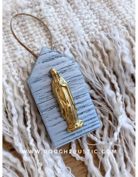 Mini Mary Shrine Ornament