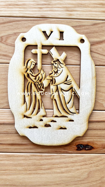 Imperfect Garland-Style 14 Stations of the Cross