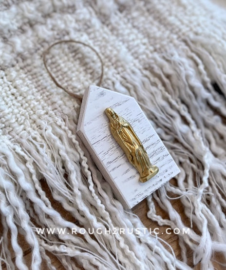 Mini Mary Shrine Ornament