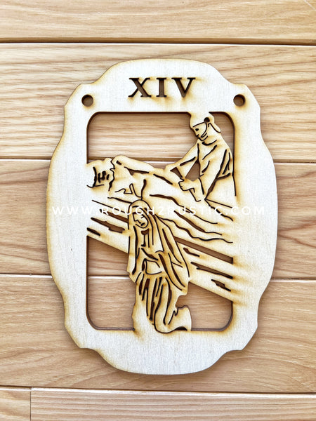 Imperfect Garland-Style 14 Stations of the Cross