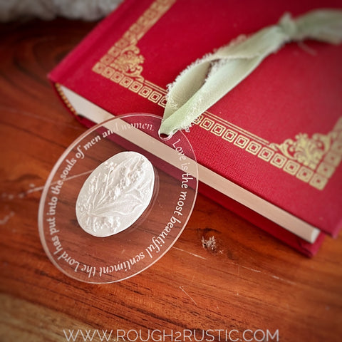 St. Gianna Ornament with Lily of the Valley