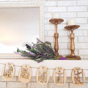 Imperfect Garland-Style 14 Stations of the Cross