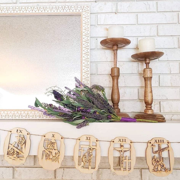 Imperfect Garland-Style 14 Stations of the Cross