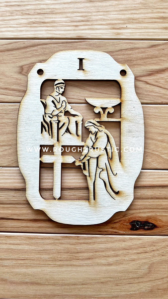 Imperfect Garland-Style 14 Stations of the Cross