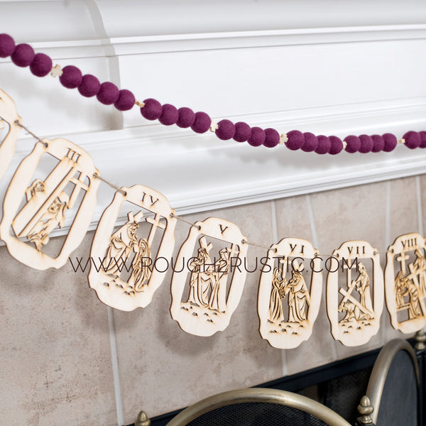 Imperfect Garland-Style 14 Stations of the Cross