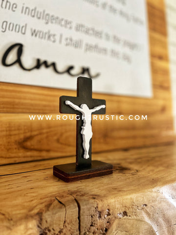 5.5 Inch Standing Traditional Style Crucifix