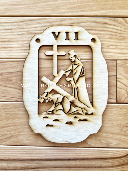 Imperfect Garland-Style 14 Stations of the Cross