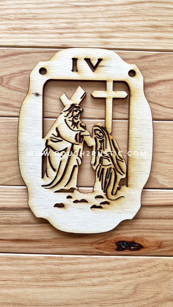 Imperfect Garland-Style 14 Stations of the Cross