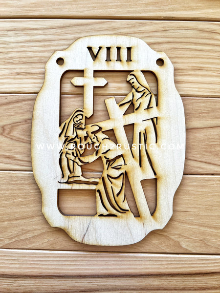 Imperfect Garland-Style 14 Stations of the Cross