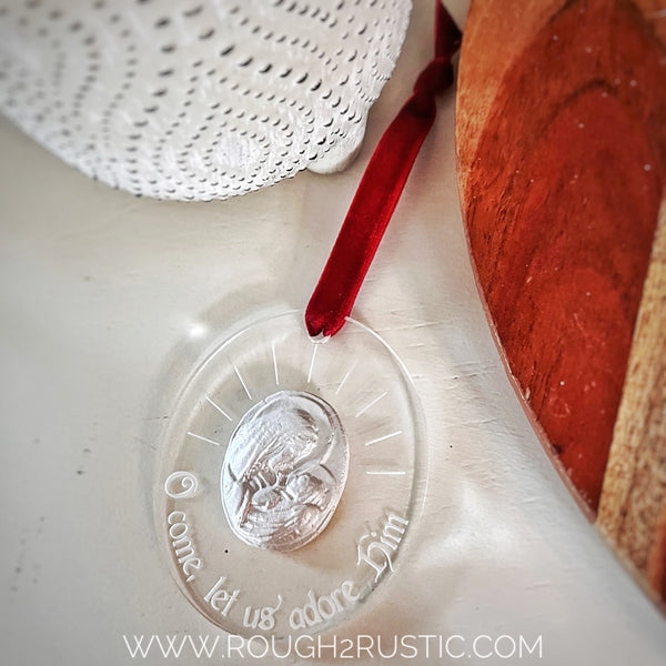 O Come, Let Us Adore Him Ornament