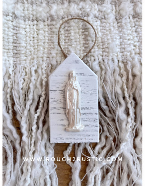 Mini Mary Shrine Ornament